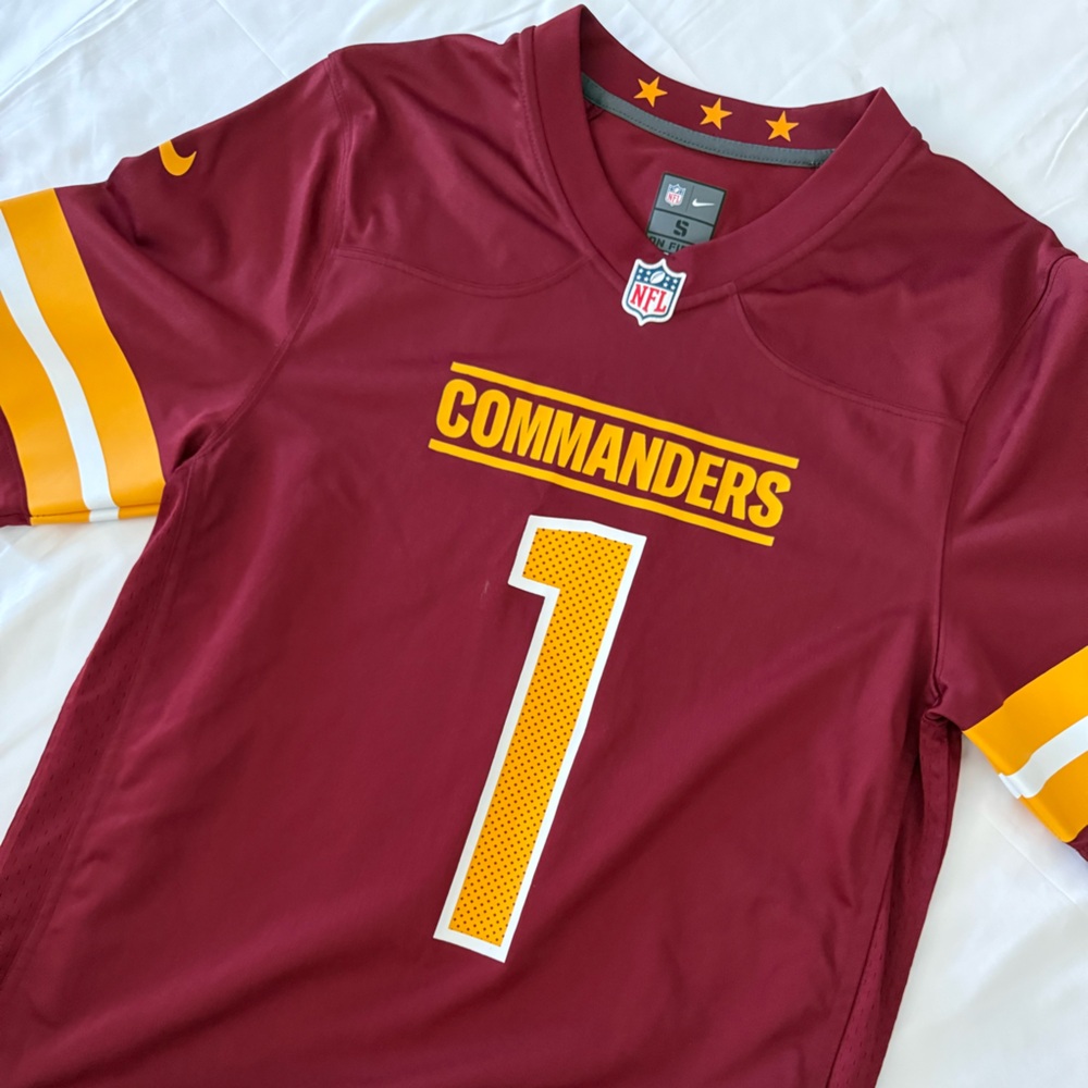 Washington Commanders Jahan Dotson Jersey Size Small